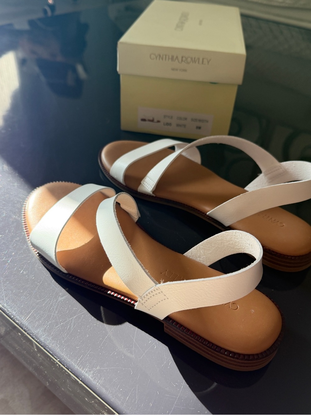 Cynthia Rowley Lido Slingback Sandals, EUC - Picture 5 of 7